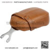 Desert Tan  Leather Rear Passenger Pillion Seat fits for Indian 2020 Scout 100th Anniversary,2019-2020 Scout Sixty ABS,2019-2020 Scout ABS,2016-2020 Scout Sixty, 2015-2020 Scout - Image 3