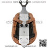 Desert Tan  Leather Rear Passenger Pillion Seat fits for Indian 2020 Scout 100th Anniversary,2019-2020 Scout Sixty ABS,2019-2020 Scout ABS,2016-2020 Scout Sixty, 2015-2020 Scout - Image 5