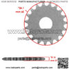 Oil Pump Sprocket For Honda Rincon 680 TRX680FA 2006-2023 ATV - Image 2
