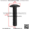 7517230 Screw Bolt For Polaris  Body Seat Rear Cab Rack Fenders QTY 8 - Image 2