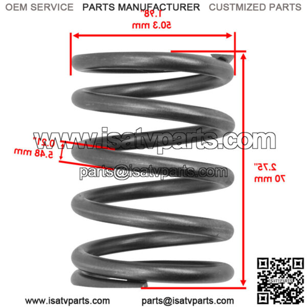 92145-0821 Primary Drive Clutch Spring  For Kawasaki - Image 2