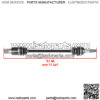 Front CV Joint Axle For Kymco UXV 500i 4x4 LE SE EFI 2012-2013 Right/Left - Image 2