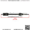 Front CV Axles For Kubota RTV-X900G RTV-X900W 2014-2023 Left Or Right - Image 2