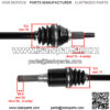 CV Axles For John Deere  Gator XUV UTV 865E 865M 835E 835M 835R 865R Rear/Front - Image 5
