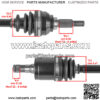 Front CV Axles For John Deere Gator XUV UTV 865E 865M 835E 835M 835R 865R - Image 3