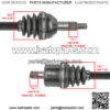Rear Left Or Right CV Axle For Can-Am Traxter HD10 2018-2023 - Image 3