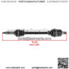 Rear CV Axle For Kawasaki Teryx 4 750 KRT750 4x4 EPS 2012-2013 SidexSide - Image 2