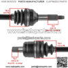 Rear CV Axle For Kawasaki Teryx 4 750 KRT750 4x4 EPS 2012-2013 SidexSide - Image 3