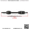 Front Left And Right CV Axle For Suzuki King Quad LT-A400 LT-F400 2008-2022 - Image 2