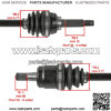 Front Left And Right CV Axle For Suzuki King Quad LT-A400 LT-F400 2008-2022 - Image 3