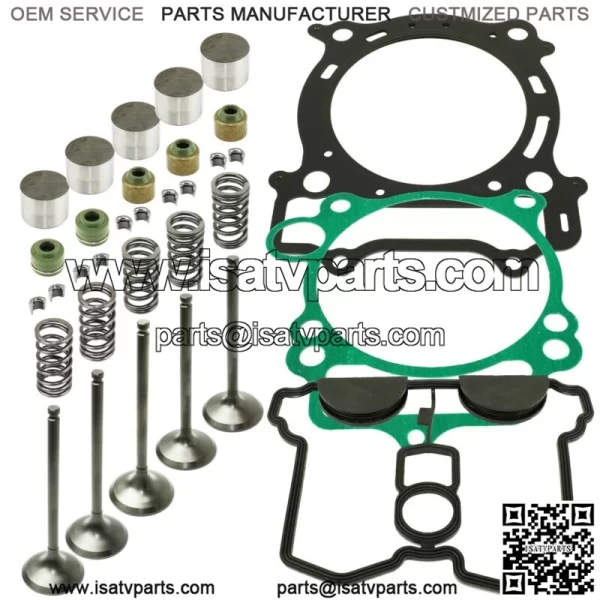 Cylinder Head Valve Gasket Kit for Yamaha YFZ450 Se Sp Special Edition 2005-08