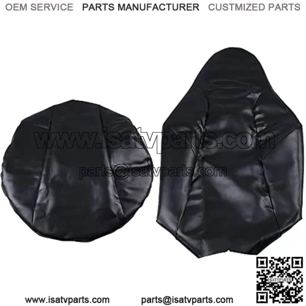 PIT66 New Seat Cover Kit Seat Cover & Base Black Compatible with Polaris RZR 570 800 900 2012-2018/ACE 325 570 2014-2017 - Image 2