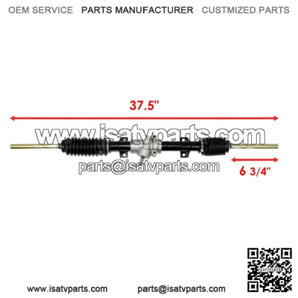 Rack And Pinion W/Tie Rod Ends for John Deere Am147822 Am142162 Am137703 - Image 3