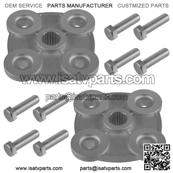Polaris Scrambler 500 1997-1998/2005-2012 Rear Wheel Hubs w/Hardware (Left/Right) - Image 4