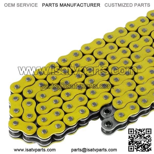 Polaris Scrambler 500 4X4 1997-2012 Yellow O-Ring Drive Chain - Image 3