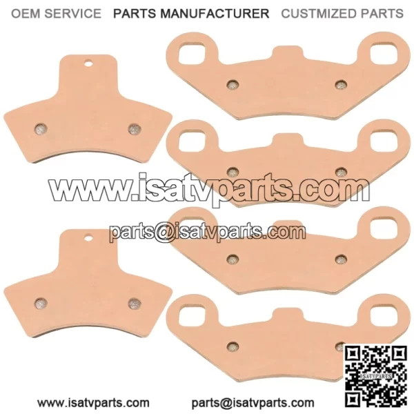 Polaris Scrambler 500 4X4 1998-2004 Front/Rear Brake Pads - Image 5