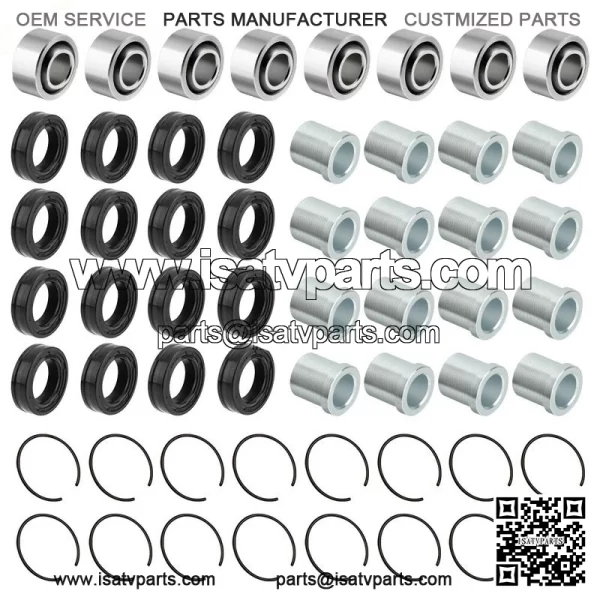 A-Arm Bearing Bushing Kit For Honda TRX250X TRX400EX TRX450R TRX 450ER TRX 700XX - Image 2