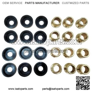 12PCS A-Arm Bushings & Dust Cover Caps Kit for Yamaha YFZ450 YFZ450R YFZ450X