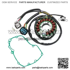 Stator & Left Crankcase Gasket for Honda TRX450ER 2006 2007 2008 2009 12 13 14 (For: Honda)