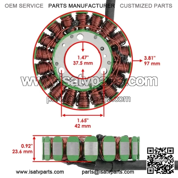 Stator Regulator Rectifier Gasket For Yamaha YFZ450R YFZ450 R YFZ450Rse 2009-24 - Image 2